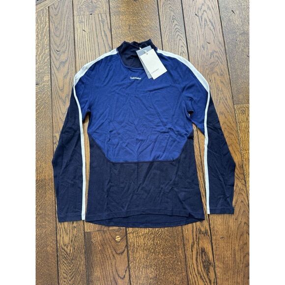 Icebreaker Men's 200 Sonebula LS High Neck Top Medium NWT 100% Wool NEW - Picture 1 of 7